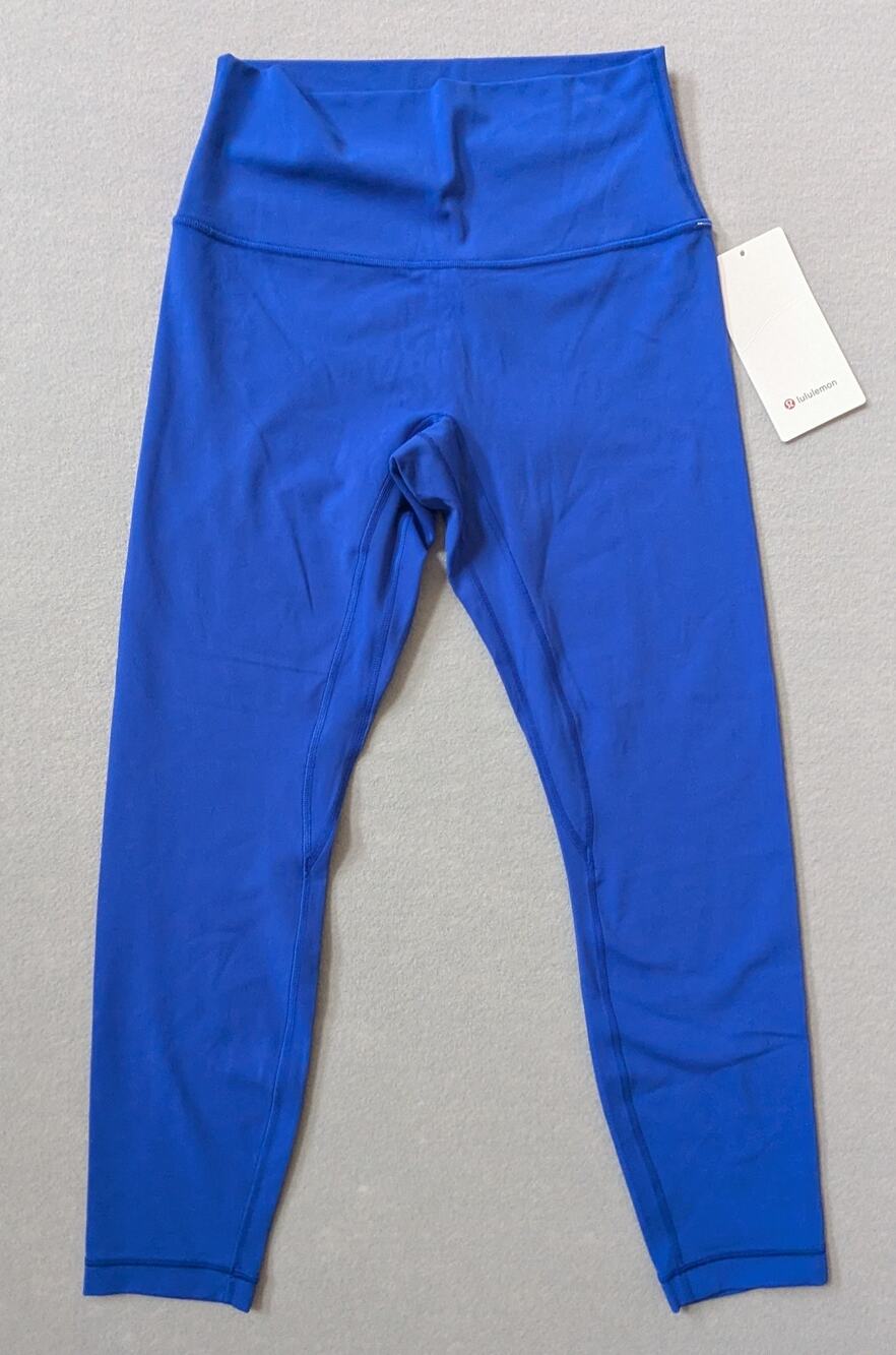 NWT lululemon Align No Line High-Rise Pant 25" Beach Ball Blue Size 8